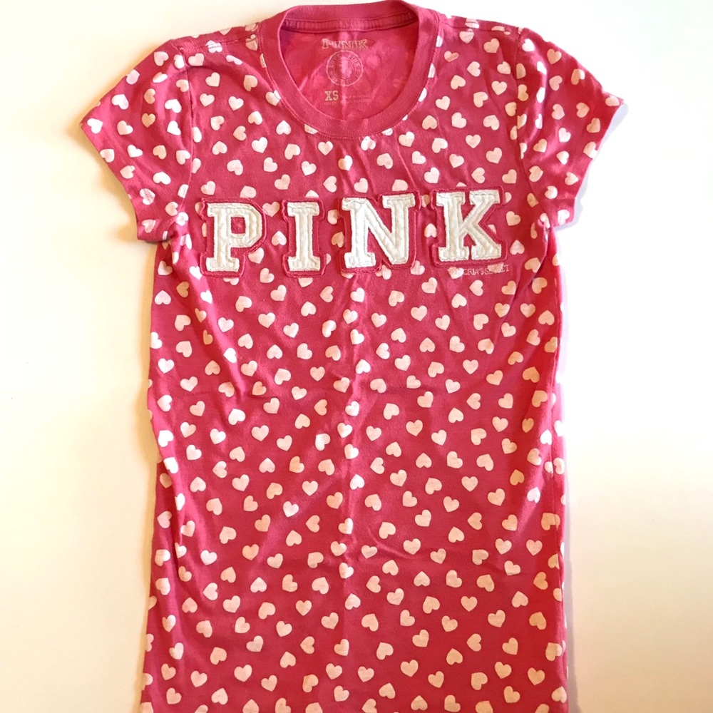 Victoria’s Secret Pink Fitted T-Shirt, XS